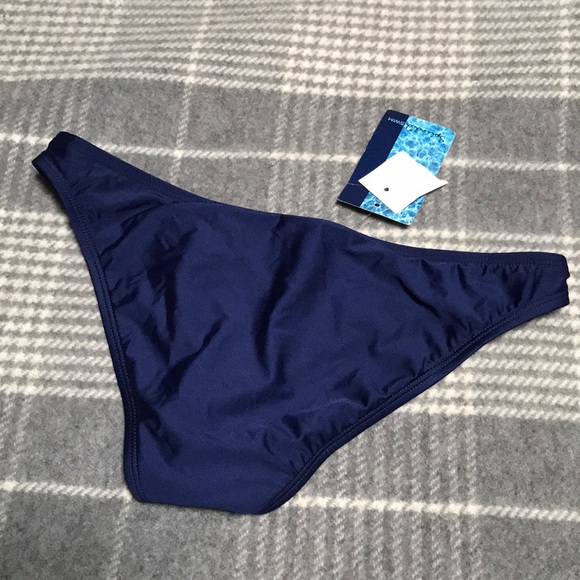 Splendid Navy NWT blue bikini bottom ~ size XS - Picture 2 of 5